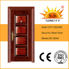 Sc-S094 Factory Price Panel Design Security Iron Door